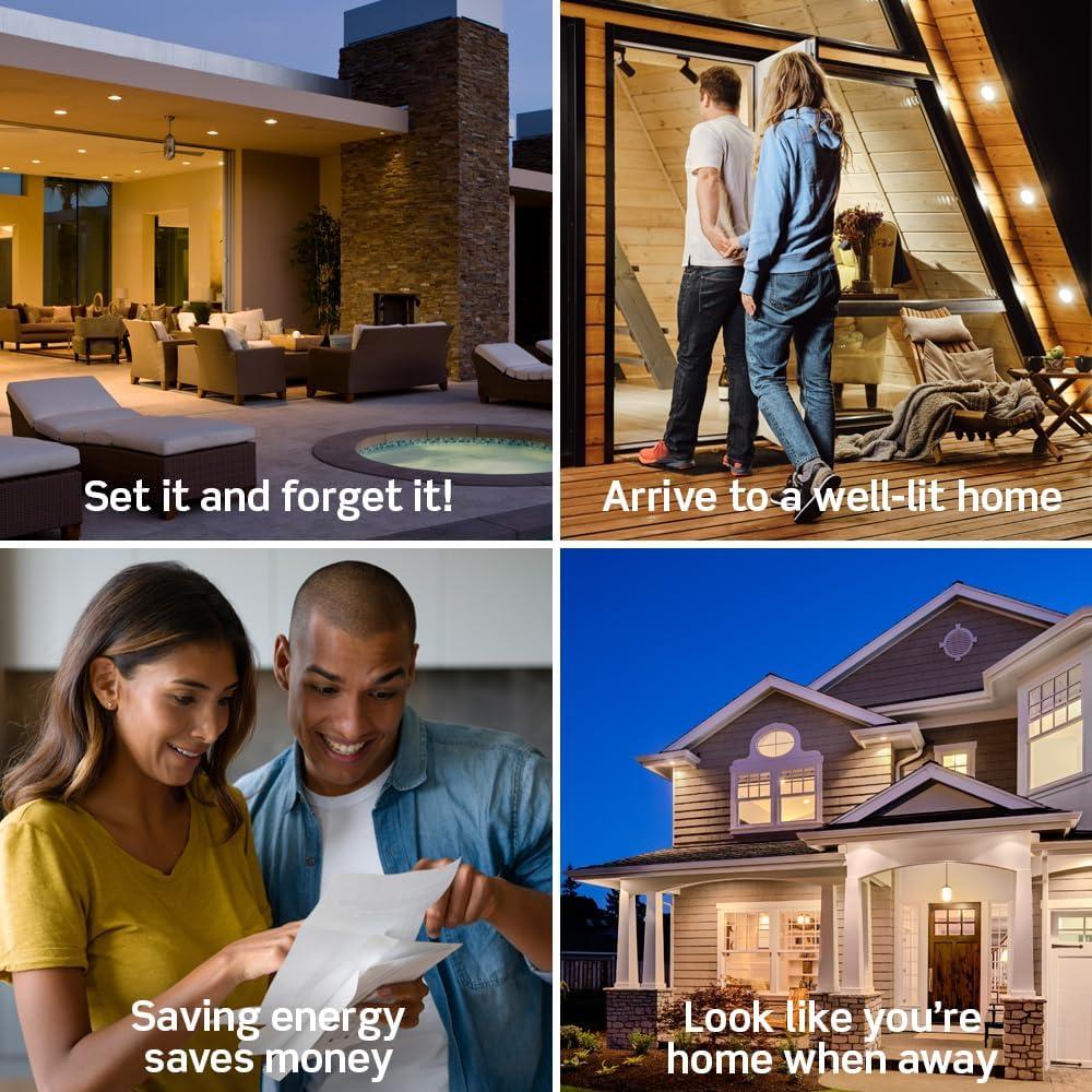 Interruptor Programable Astronómico Leviton VPT24-1PZ Blanco