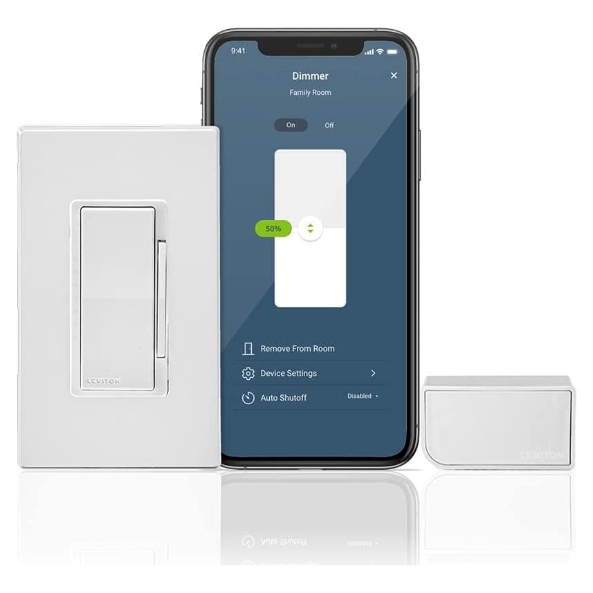 Kit de Regulador Inteligente Leviton DN6HD y Puente Wi-Fi MLWSB