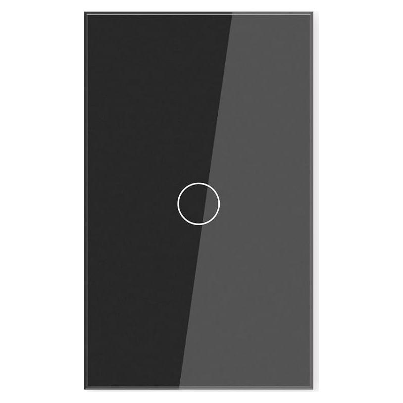 Interruptor de Luz Táctil YUEQING Sin Cable Neutro 1000W Negro