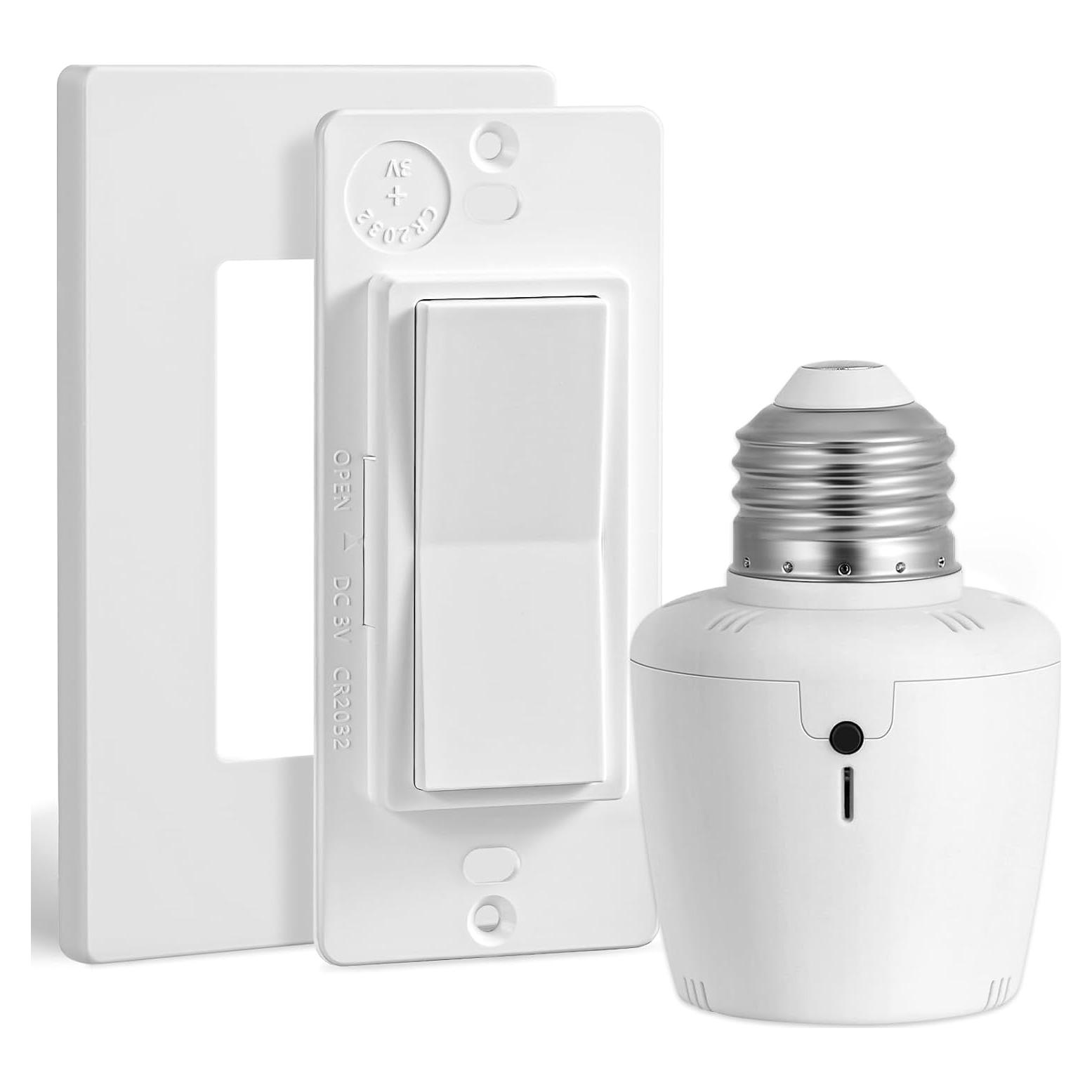 Enchufe de Luz Inalámbrico SURAIELEC con Control Remoto E26