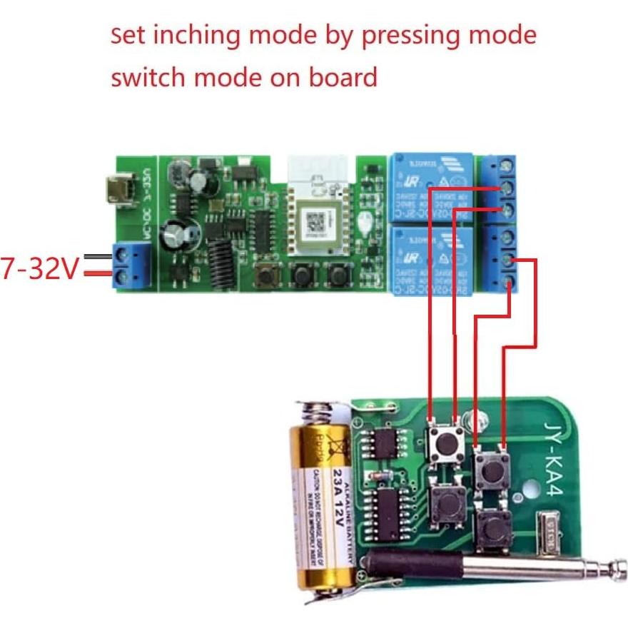Interruptor Inteligente ZigBee Baolan 2 Canales 5V 12V 24V