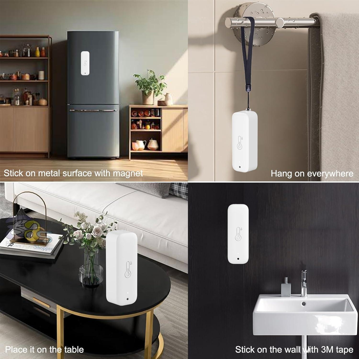 Higrómetro Termómetro Inteligente PHOVOLT IP65 2 Paquete