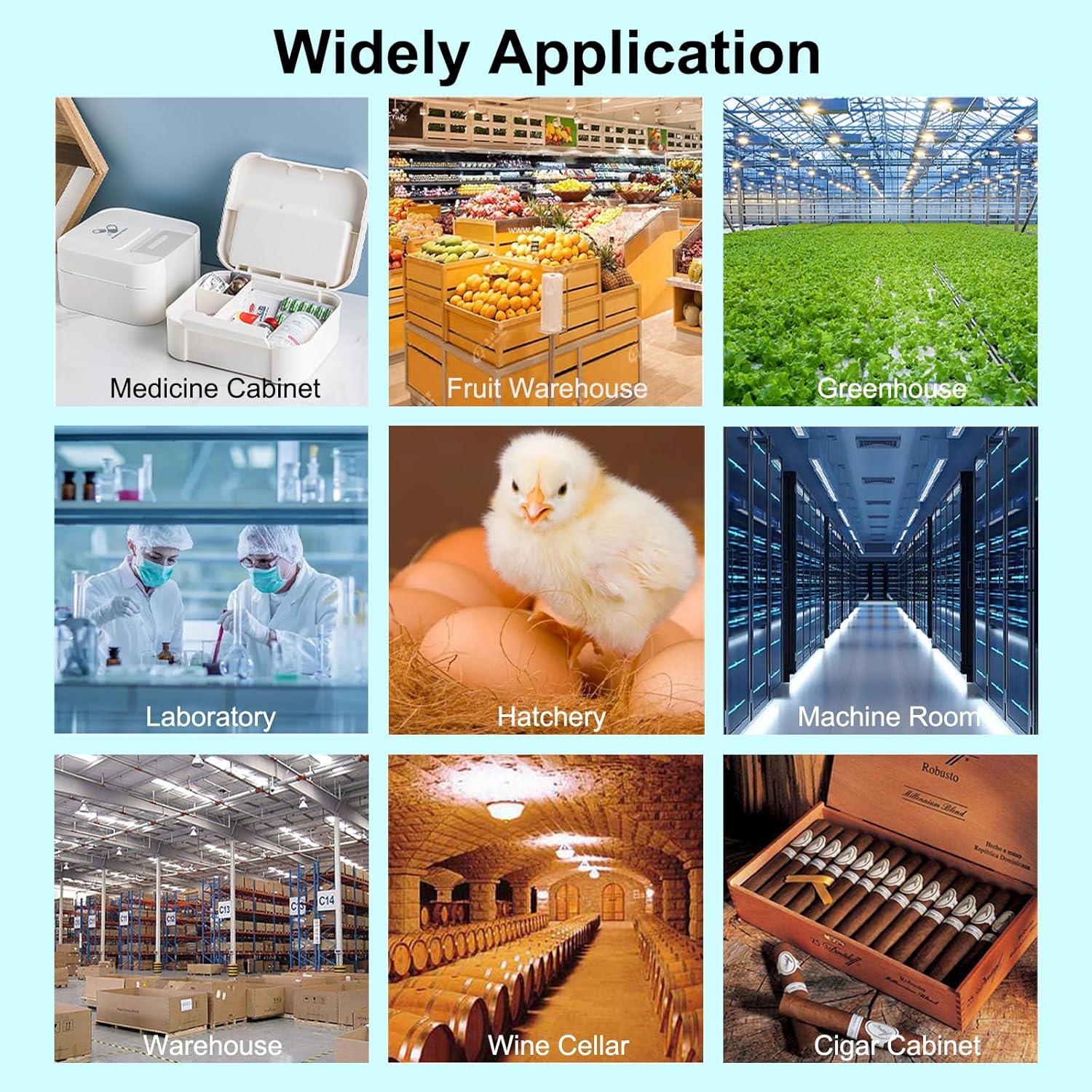 Higrómetro Termómetro Inteligente PHOVOLT IP65 2 Paquete