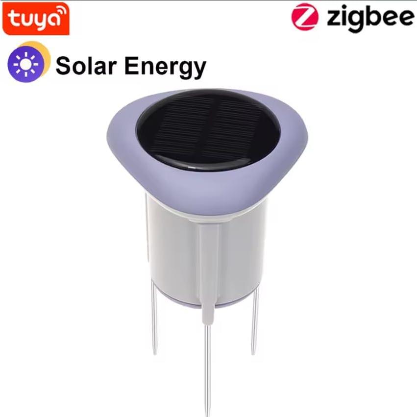 Sensor de Humedad y Temperatura Solar Zigbee Tuya 0-100% HR