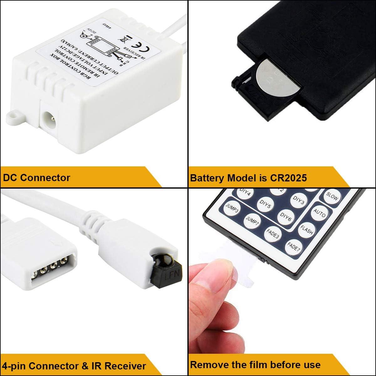Controlador Remoto IR 44 Teclas SUPERNIGHT para Tiras LED RGB