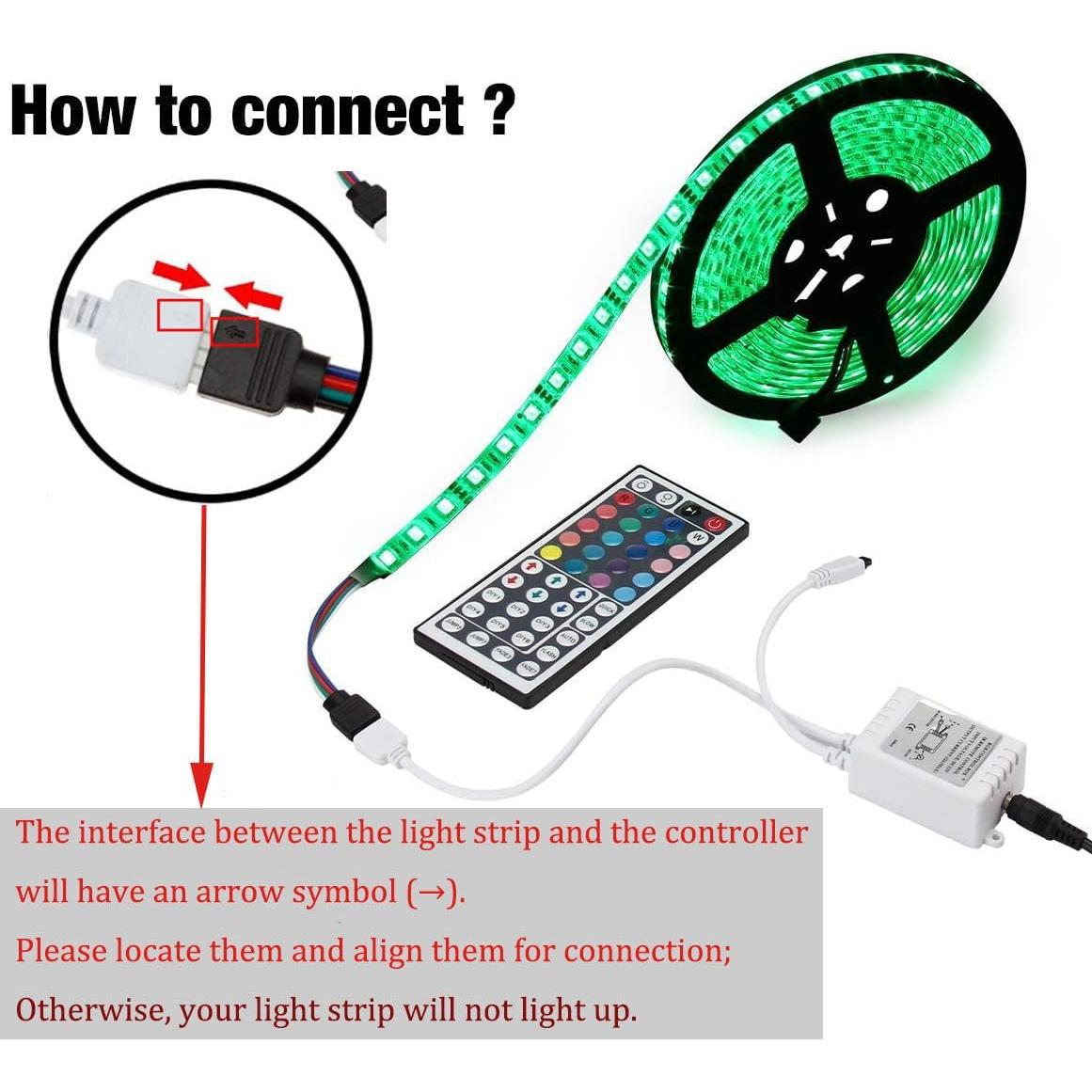 Controlador Remoto IR 44 Teclas SUPERNIGHT para Tiras LED RGB