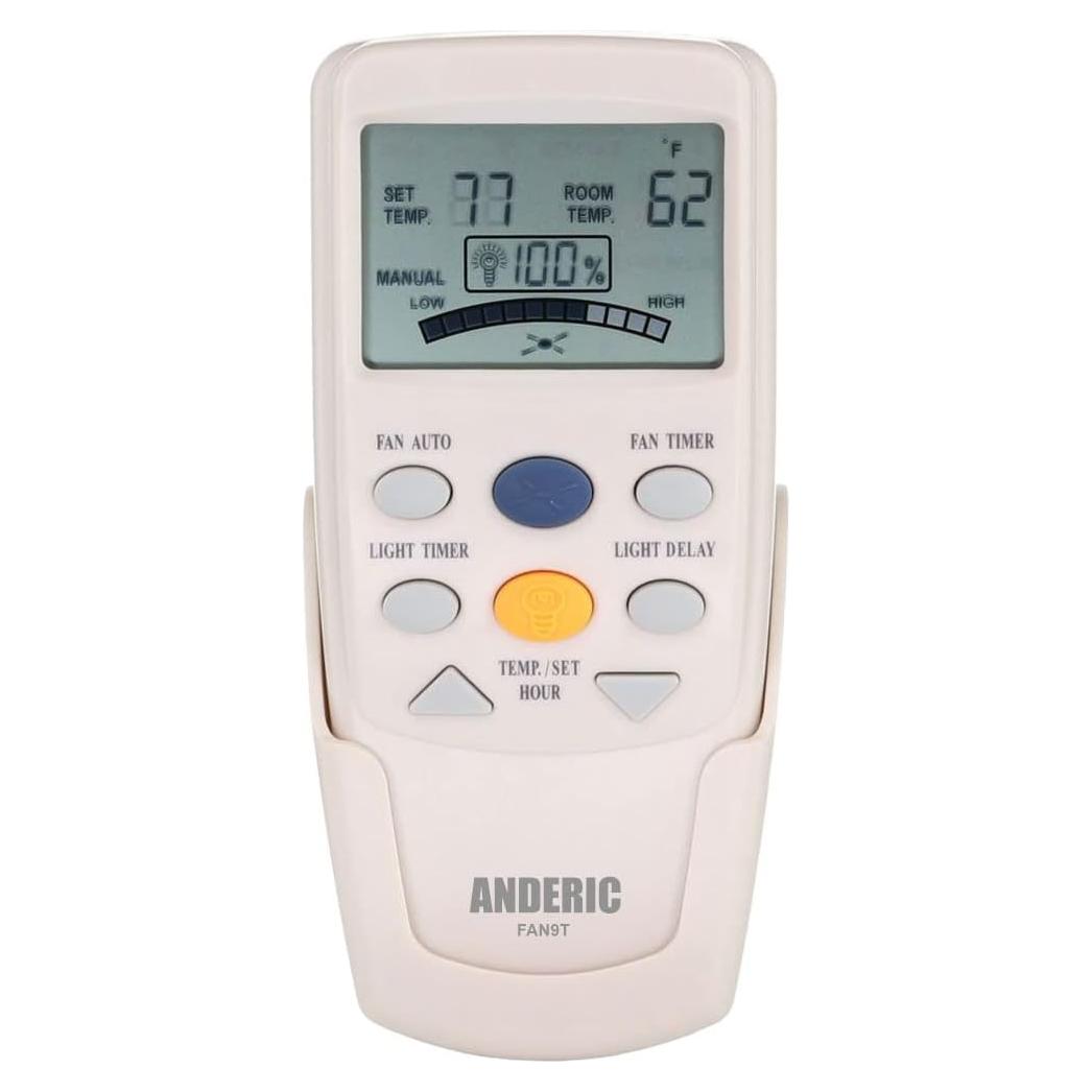 Control Remoto Anderic FAN-9T para Ventiladores de Techo