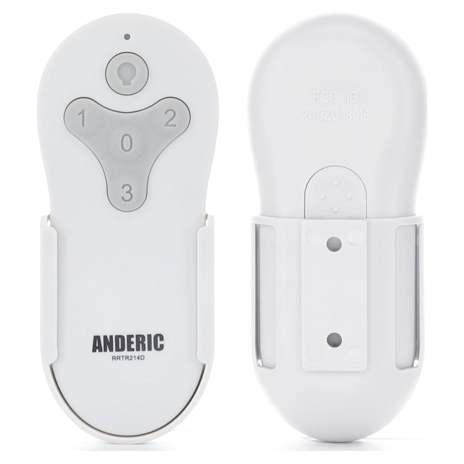 Control Remoto Anderic RRTR214D para Ventilador de Techo