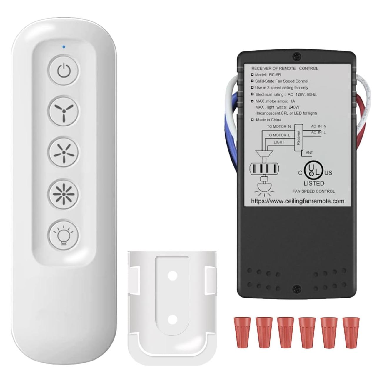 Kit Control Remoto Universal Ventilador Techo Hunter 99770 99392