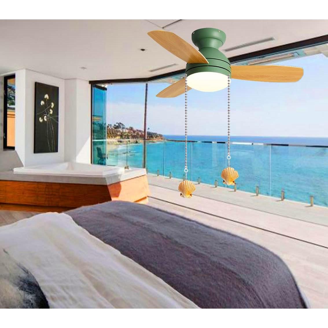 Extensor de cadena de tirón decorativo Hyamass 30 cm con concha