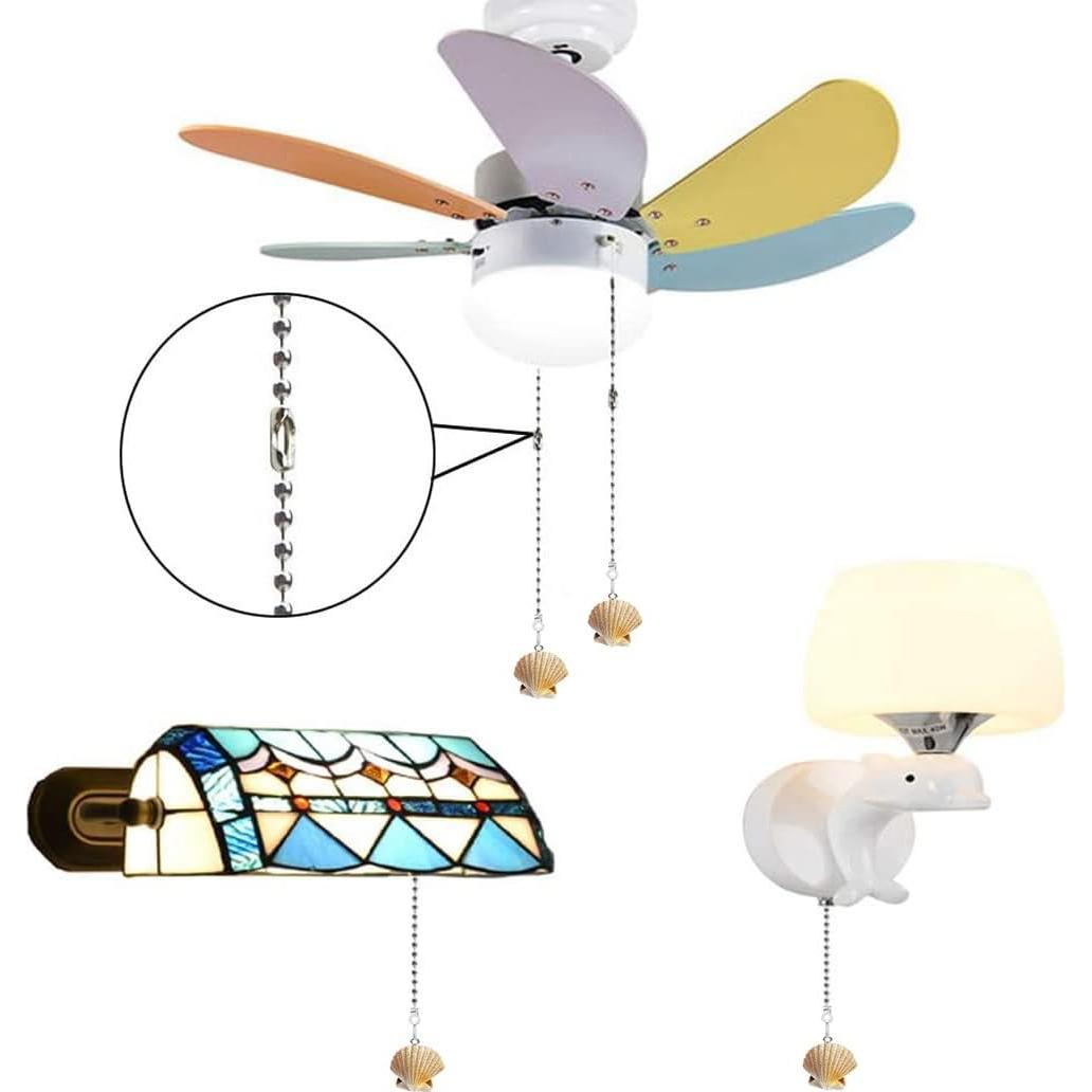 Extensor de cadena de tirón decorativo Hyamass 30 cm con concha