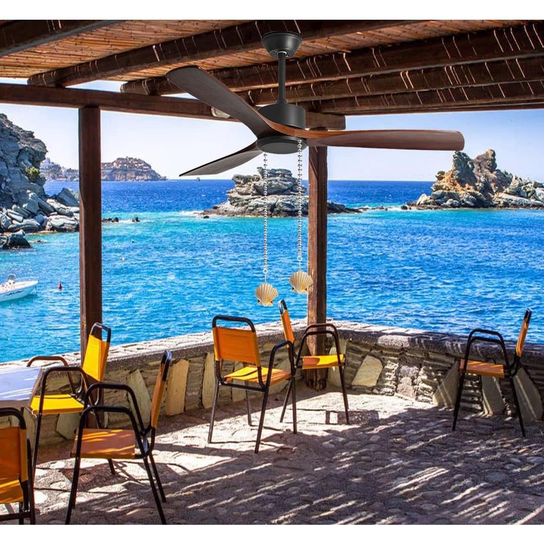 Extensor de cadena de tirón decorativo Hyamass 30 cm con concha