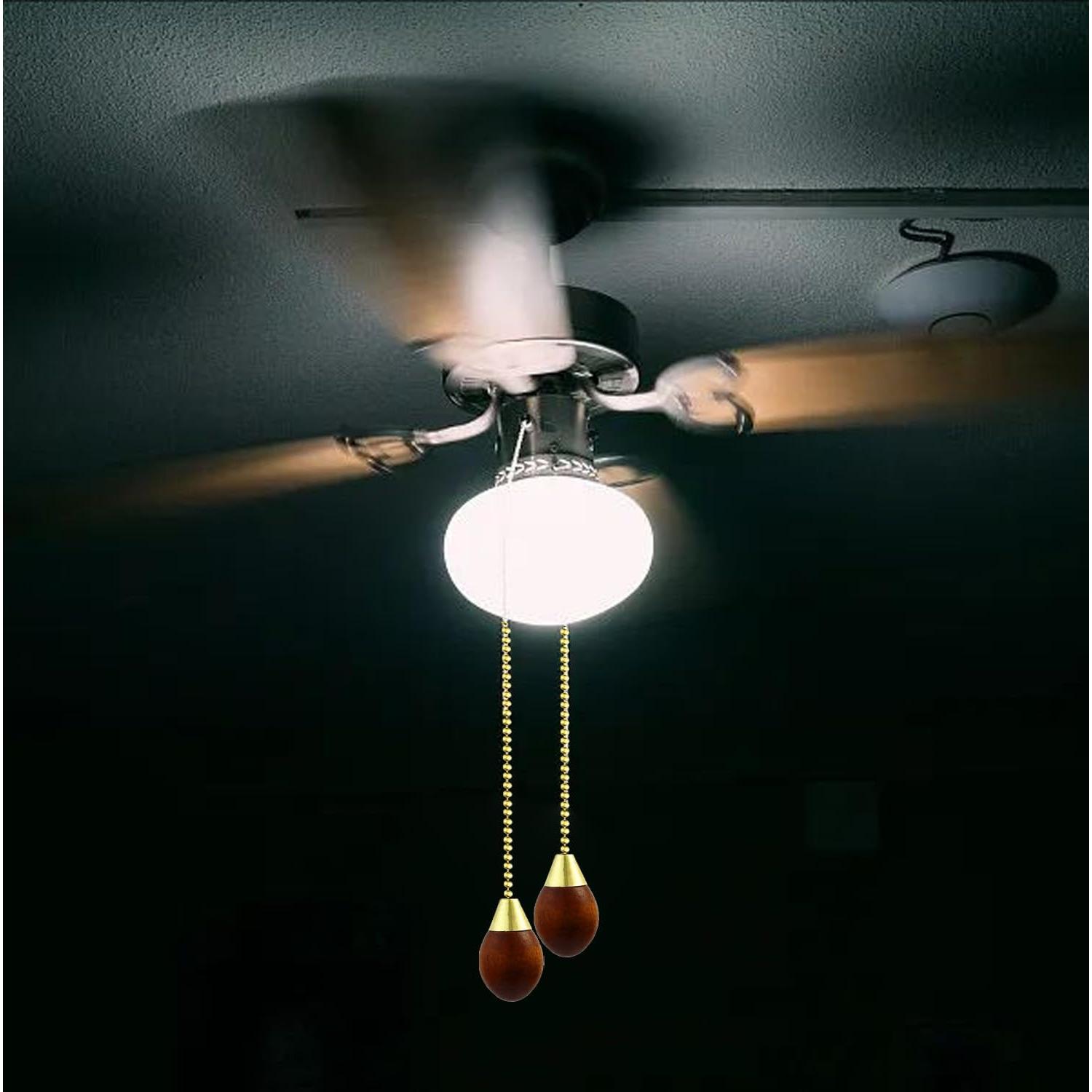 Cadenas de Extensión para Ventilador de Techo Hyamass 34.2 cm Dorado