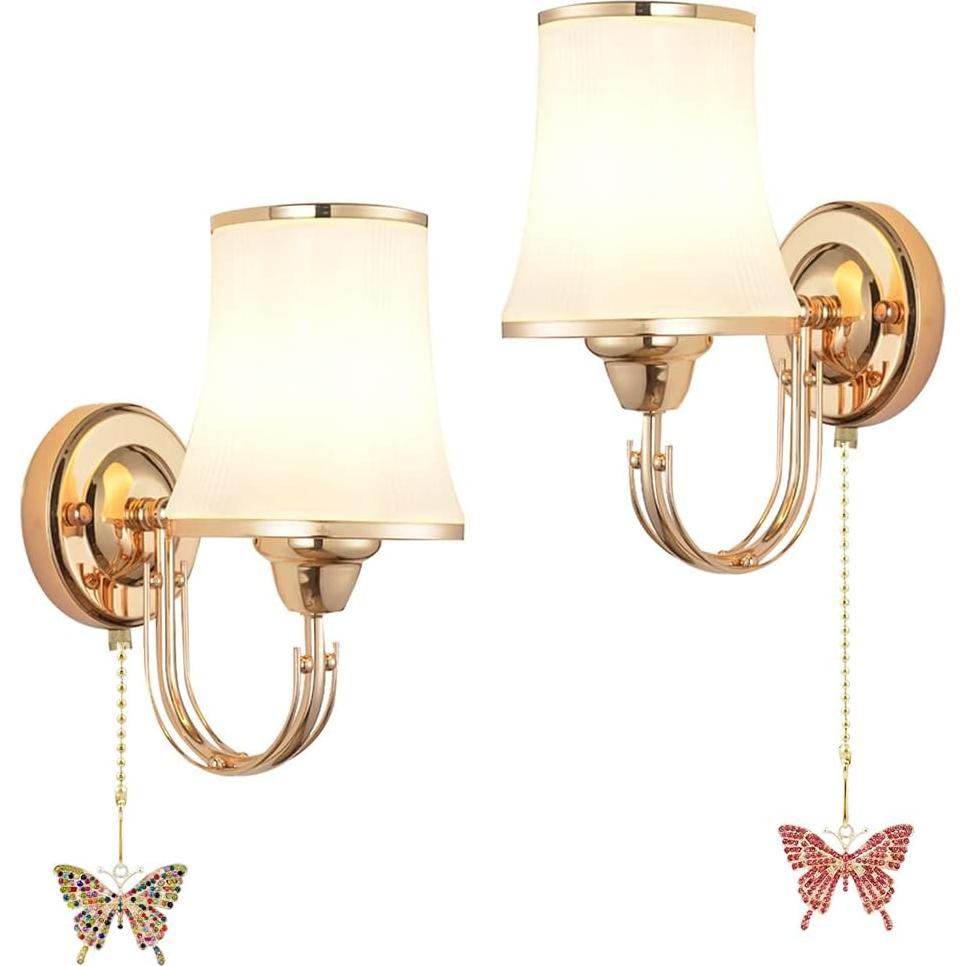 Cadena de Extensión para Luz de Ventilador Swiky - Mariposa Rosa y Variada