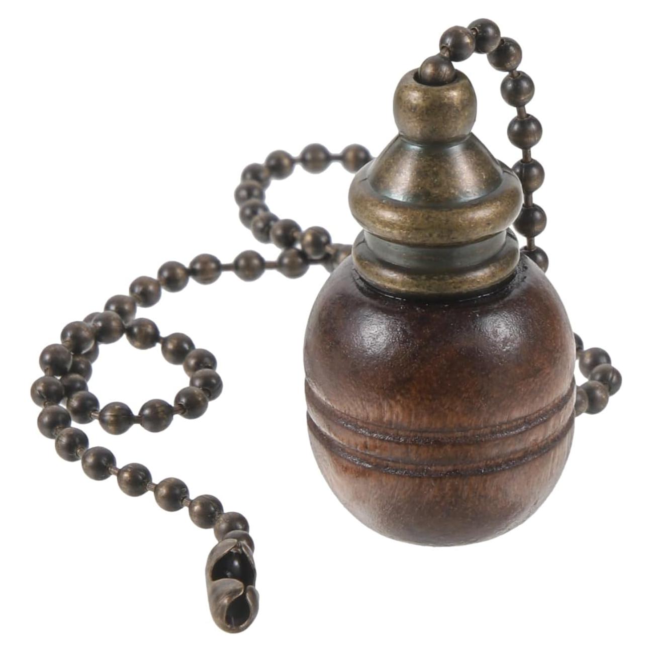 Cadena de Tirar para Ventilador de Techo OSALADI 30.5 cm Madera