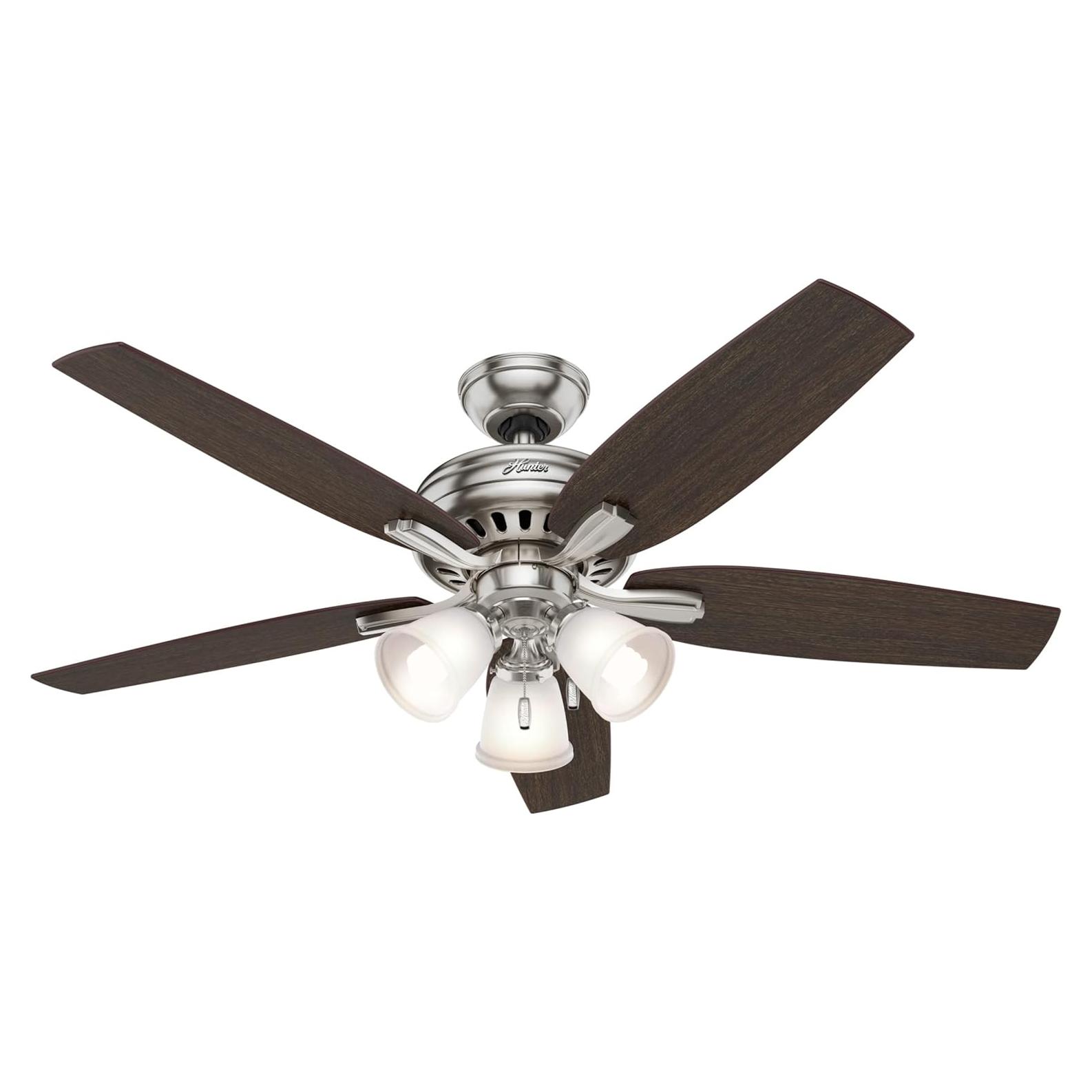 Ventilador de Techo Hunter Newsome 132 cm con Luz LED y Control