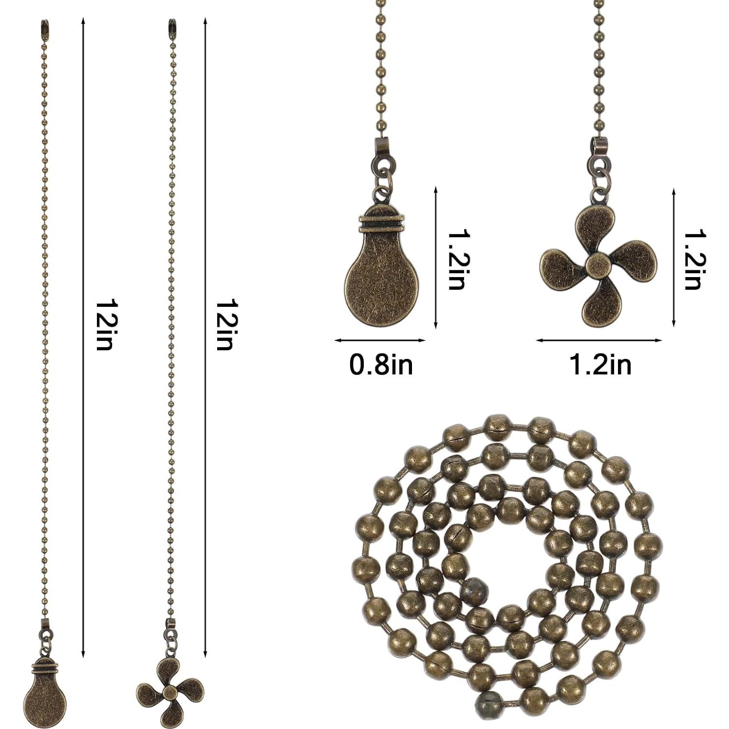 Extensores de Cadena para Ventilador de Techo YBEATY 4 Pcs