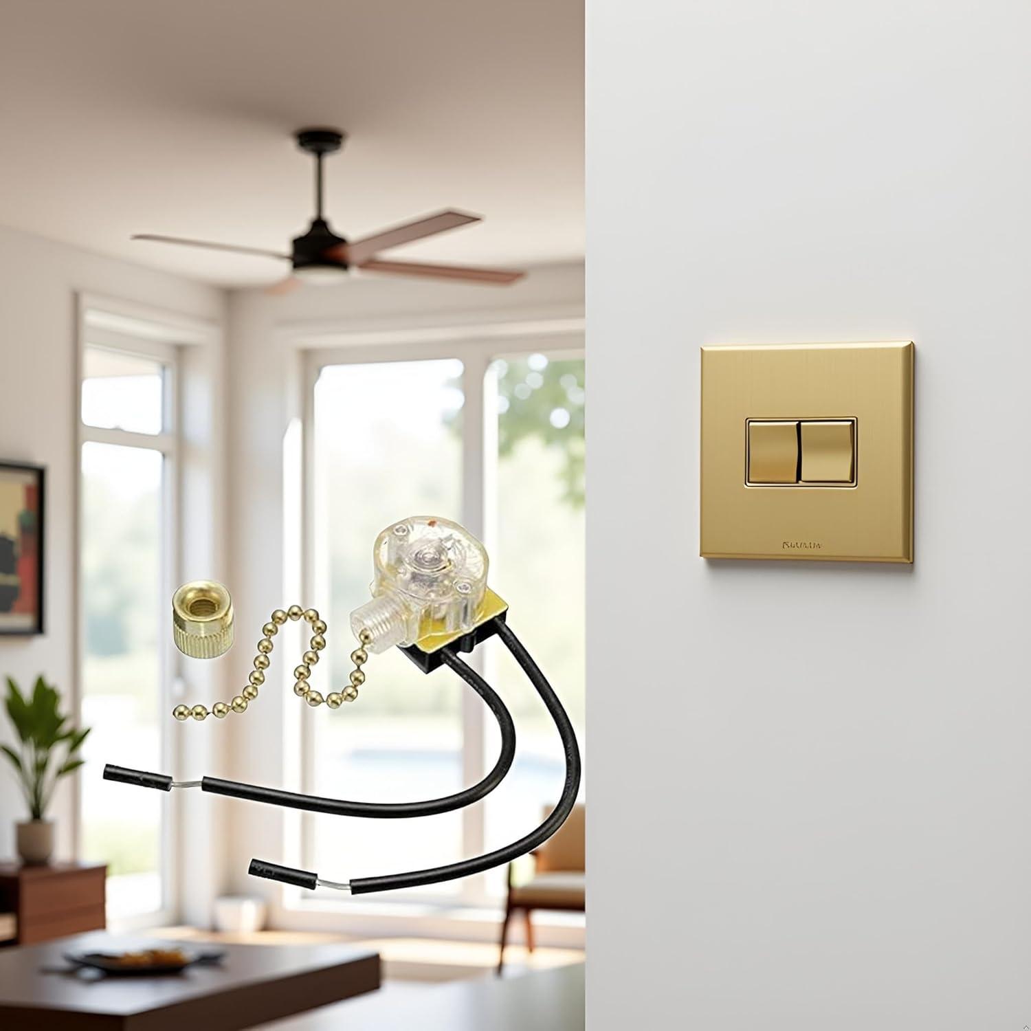 Cadena de Tirón de Reemplazo para Ventilador de Techo YuanHolumid