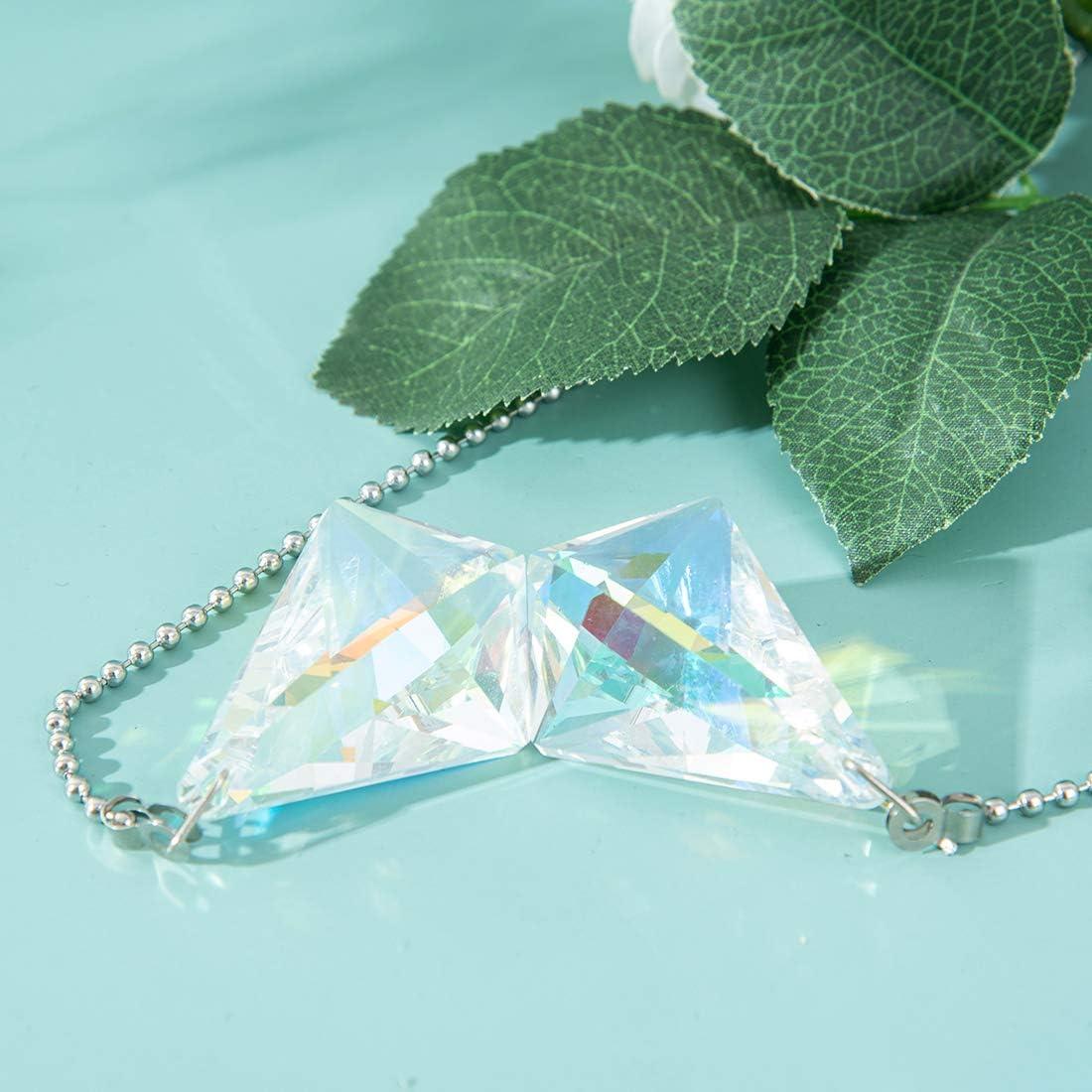 2 Piezas Cadena de Tirar de Cristal LONGSHENG 50 cm