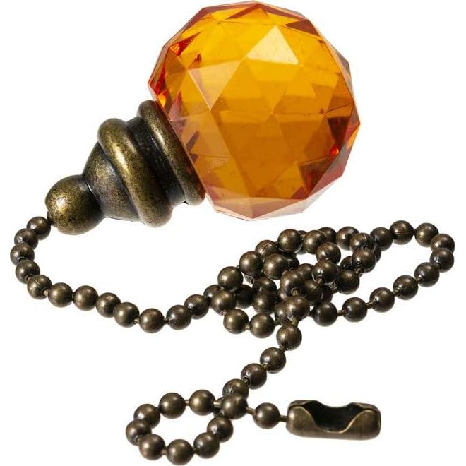 Cadena de Tirar para Ventilador de Techo DAYONE 30.48 cm Marrón Oscuro 2Pack