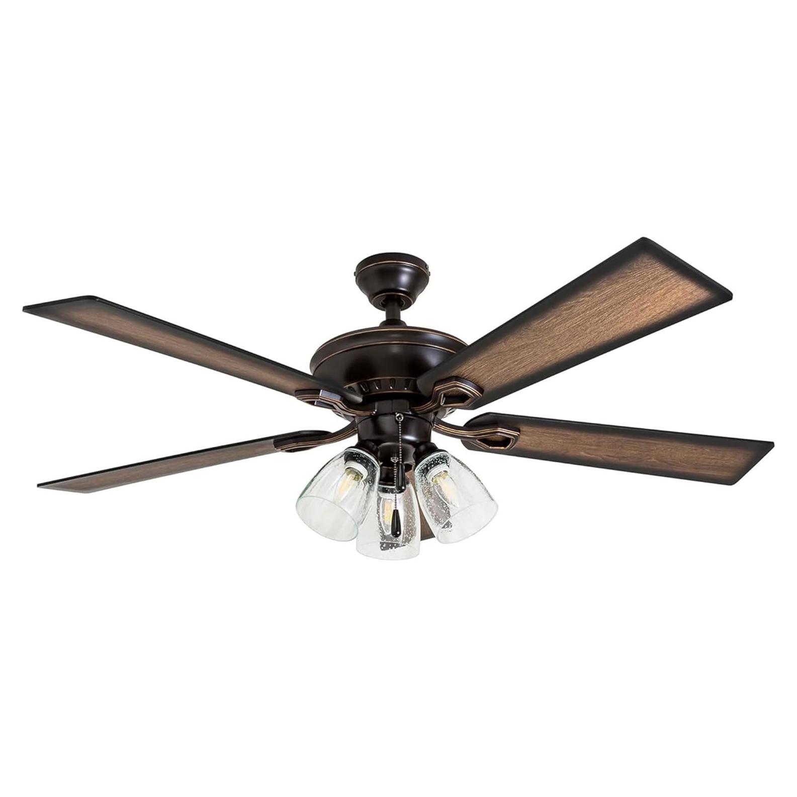 Ventilador de Techo LED Prominence Home Glenmont 52" Bronce