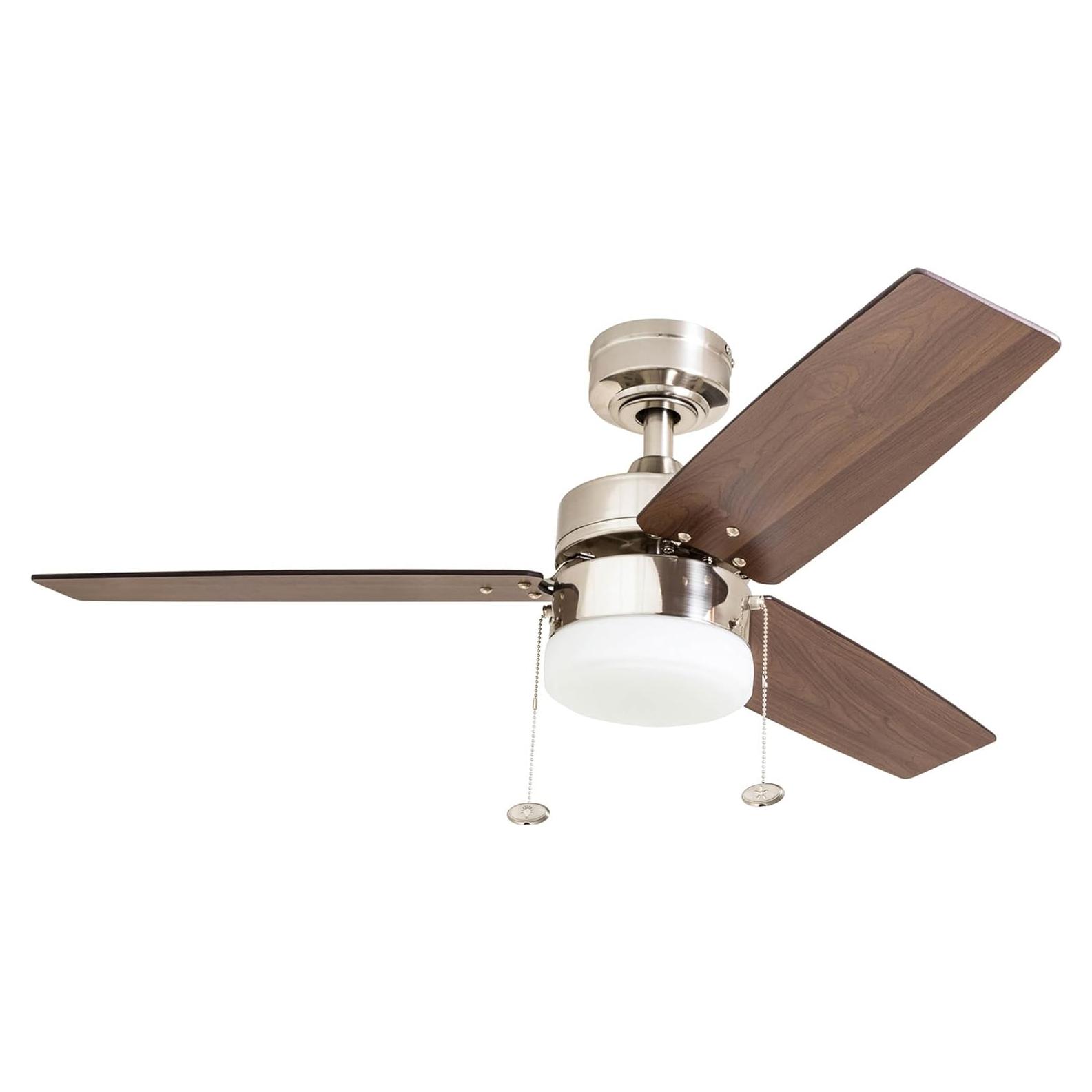 Ventilador de Techo Prominence Home Reston 106.68 cm LED Níquel