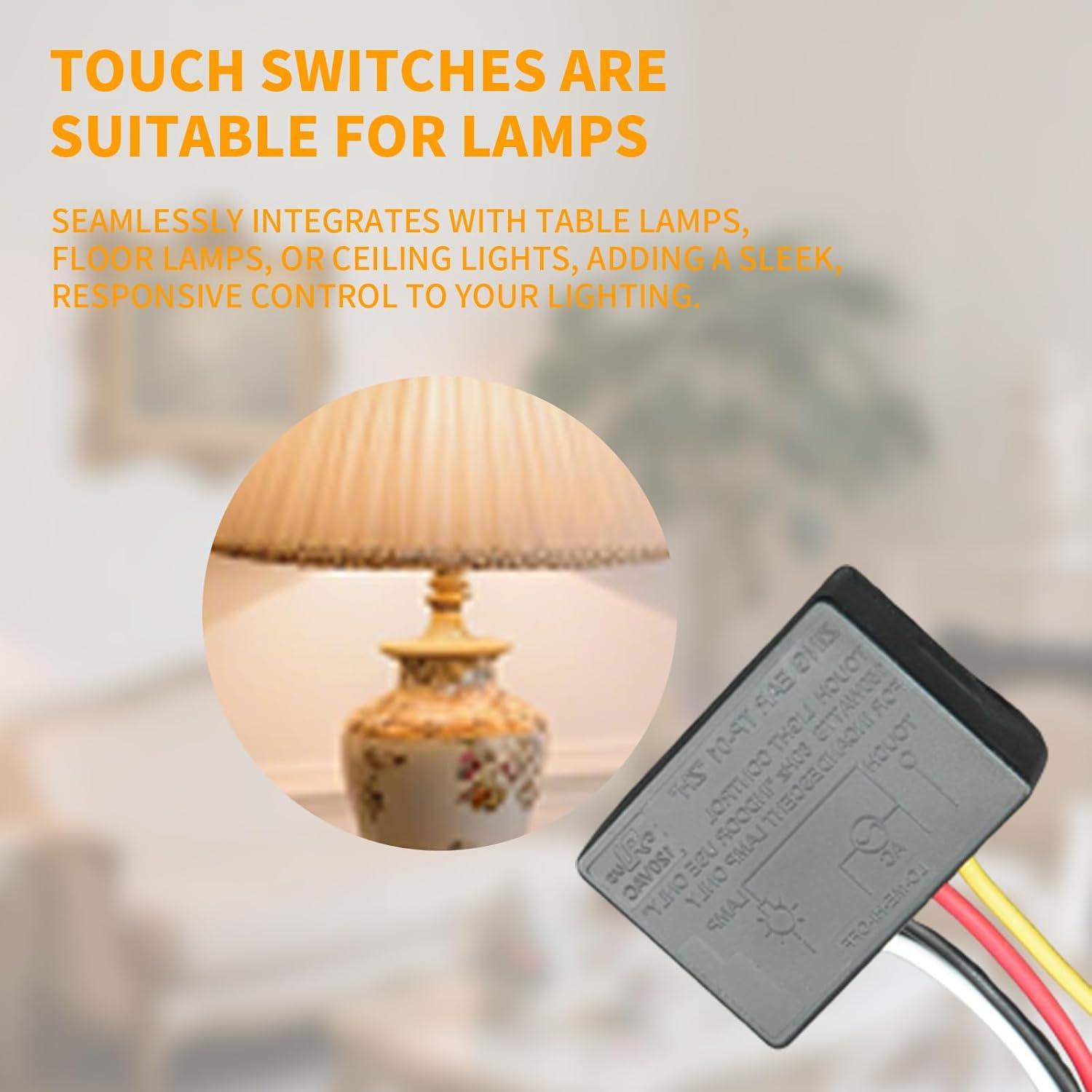 Interruptor Táctil Txelegant Zing Ear TP-01 para Lámparas LED