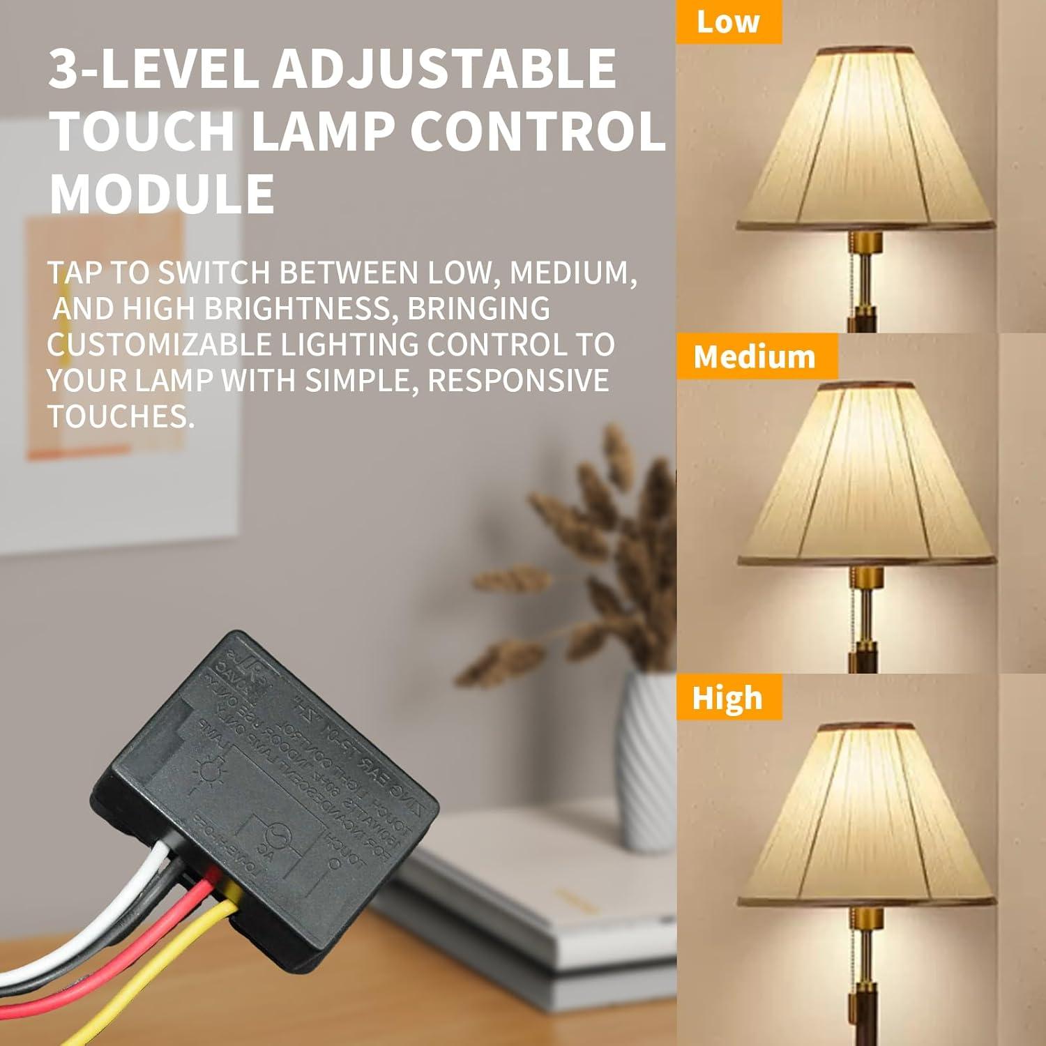 Interruptor Táctil Txelegant Zing Ear TP-01 para Lámparas LED