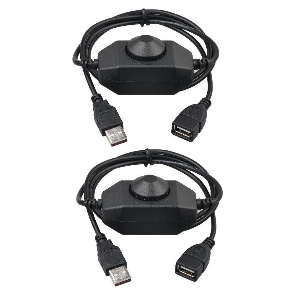 Interruptor Regulador LED Onite 2PCS USB 1m Ajustable
