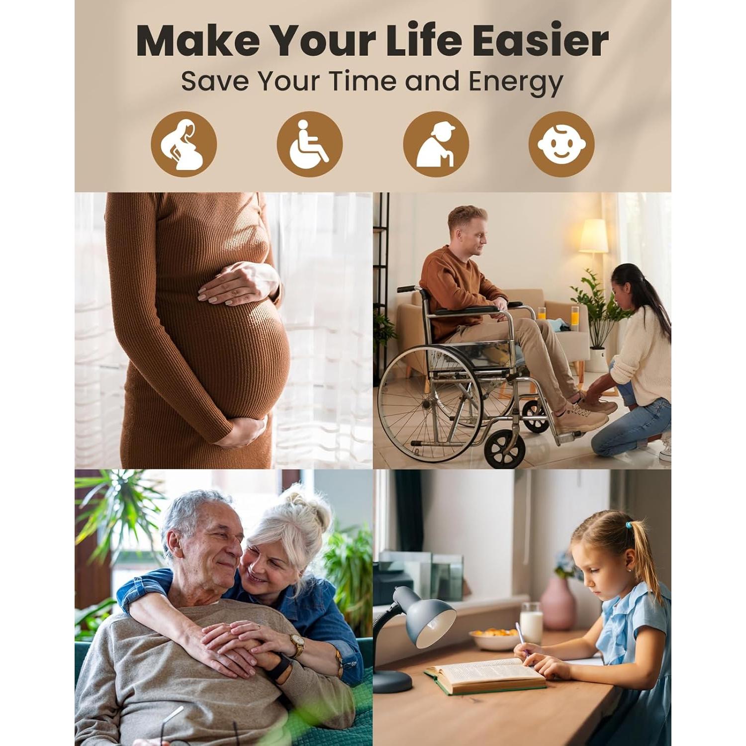 Interruptor de Luz Inalámbrico HiHiniu SW-AK1, 300 Pies RF