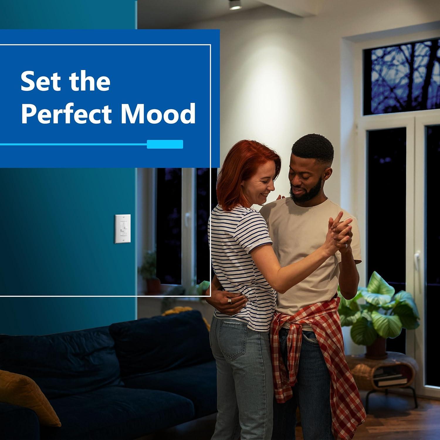 Interruptor Dimerizado Dual LIDER Blanco 400W CFL/LED