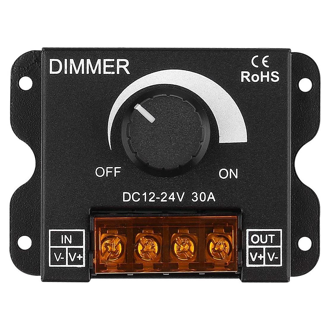 Atenuador LED KEYGMA DC 12-24V 30A PWM Montaje en Pared