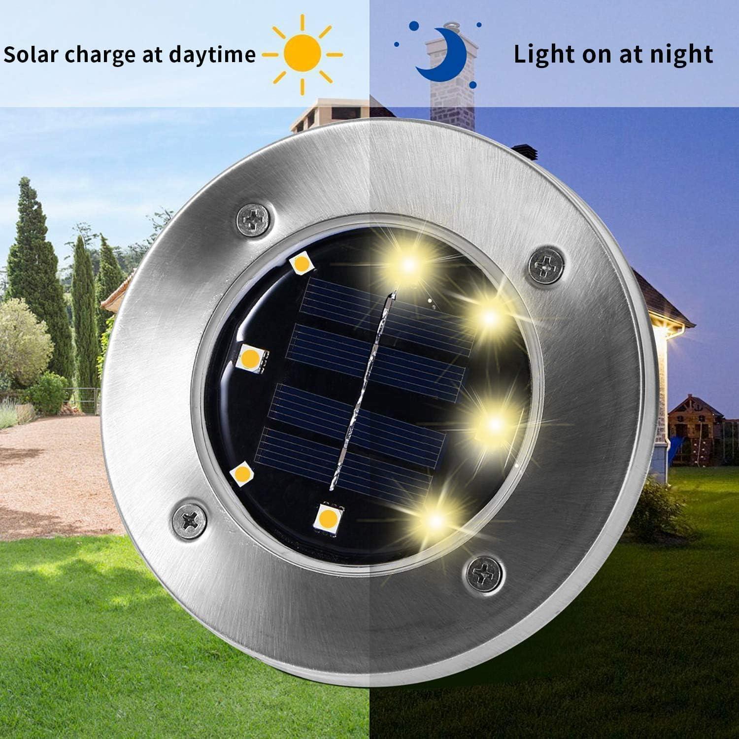 Luces Solares INCX para Jardín, Paquete de 12, Impermeables