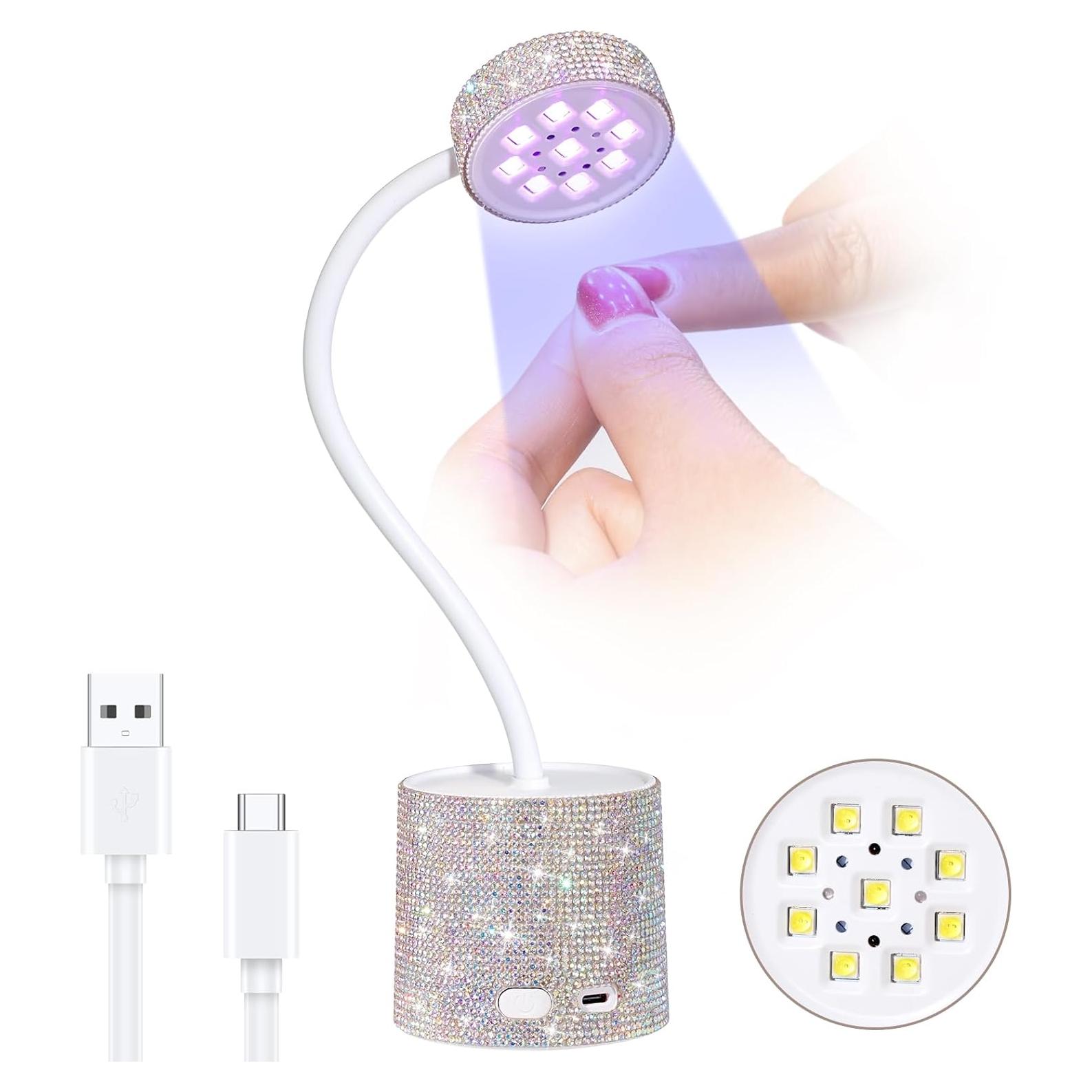 Lámpara de Uñas UV LED CHRISTINE SHELLY, Secado Rápido 27W