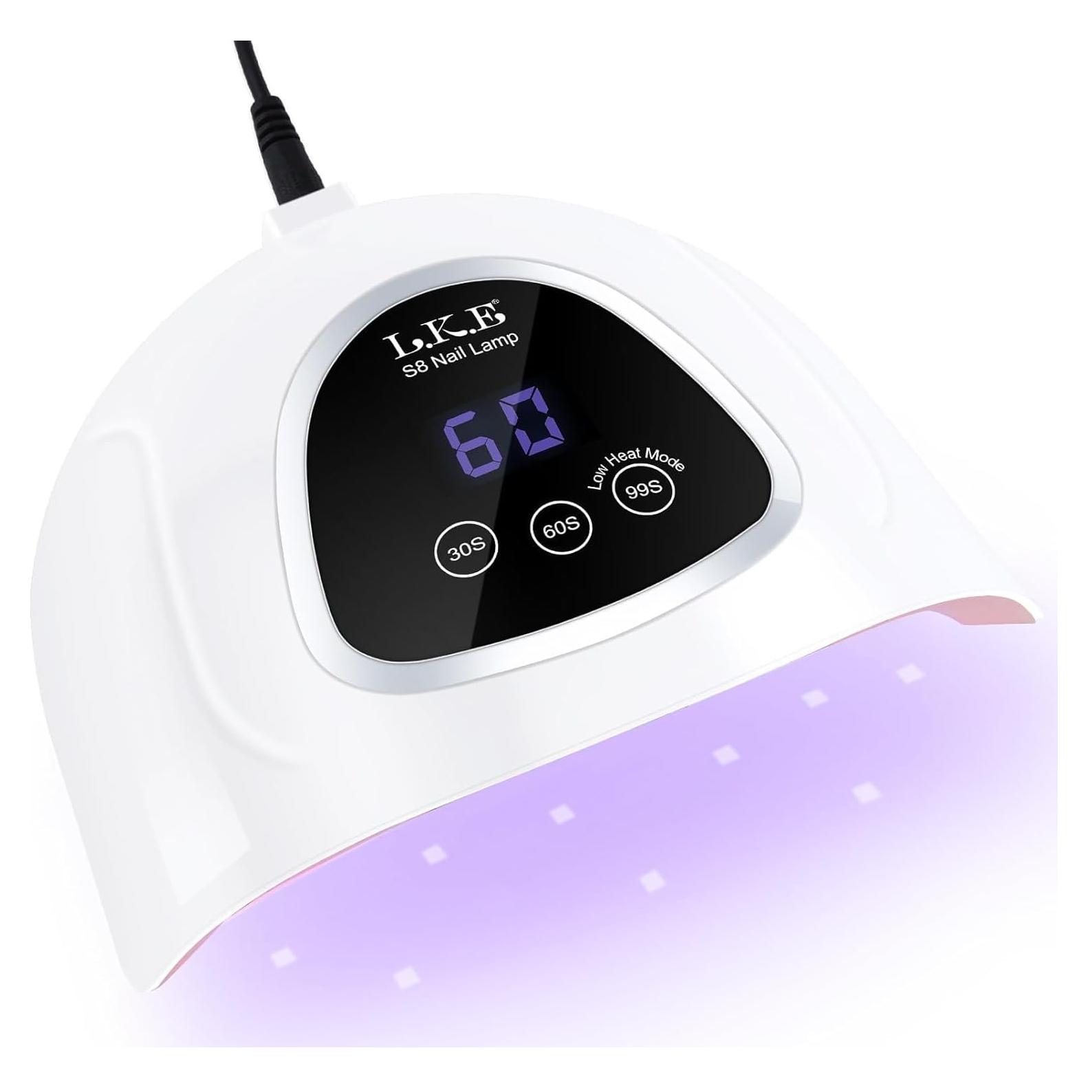Lámpara UV LED para Uñas LKE 72W con Pantalla Táctil