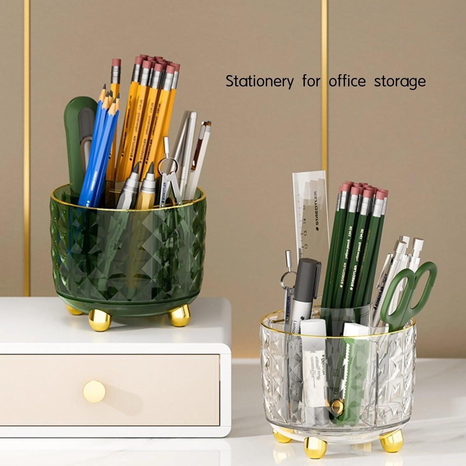 Organizador de Maquillaje Giratorio ZOHCAJBO 360° 5 Compartimentos Verde