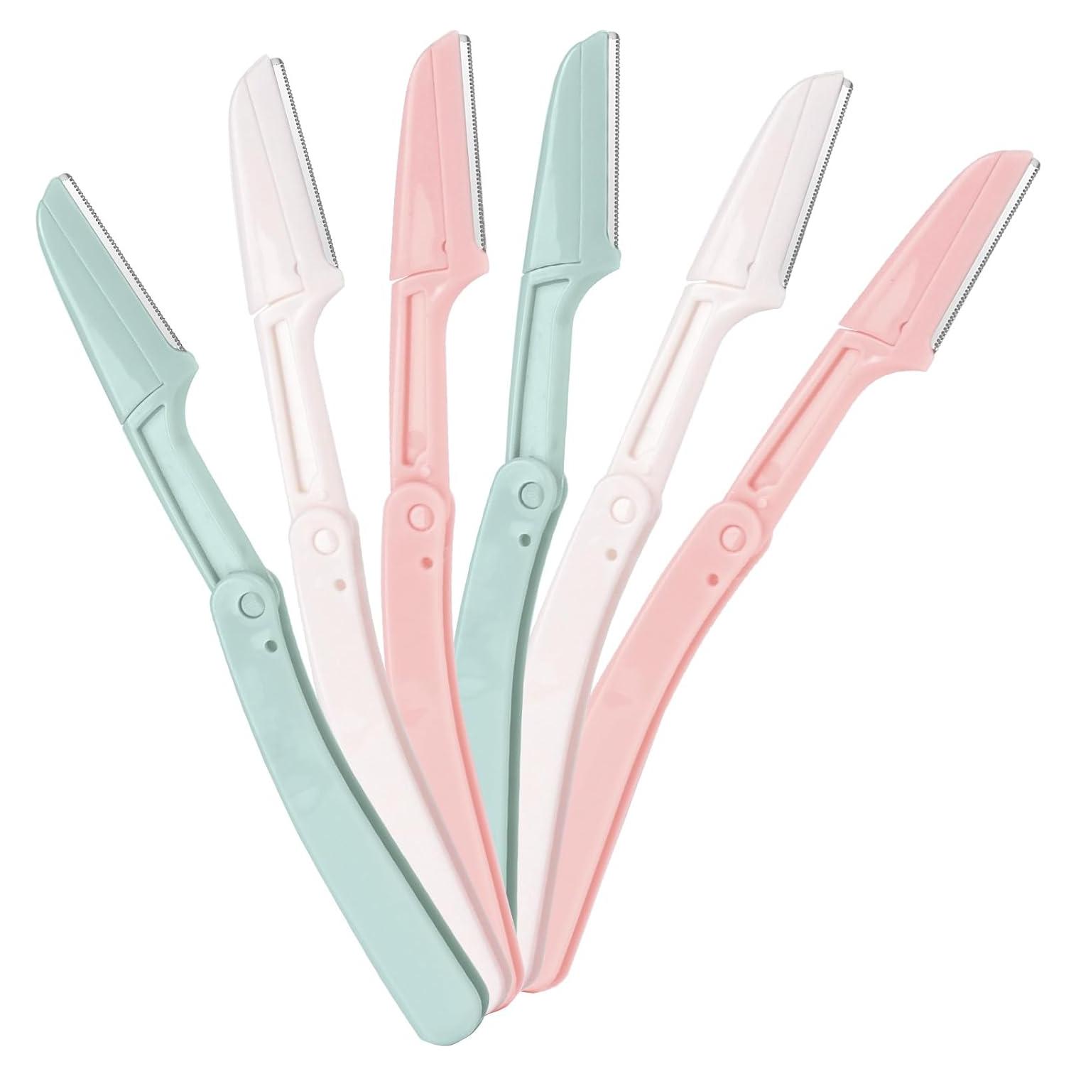 Rasuradora Dermaplane Bedace para Mujeres - 6 Piezas, Facial y Cejas