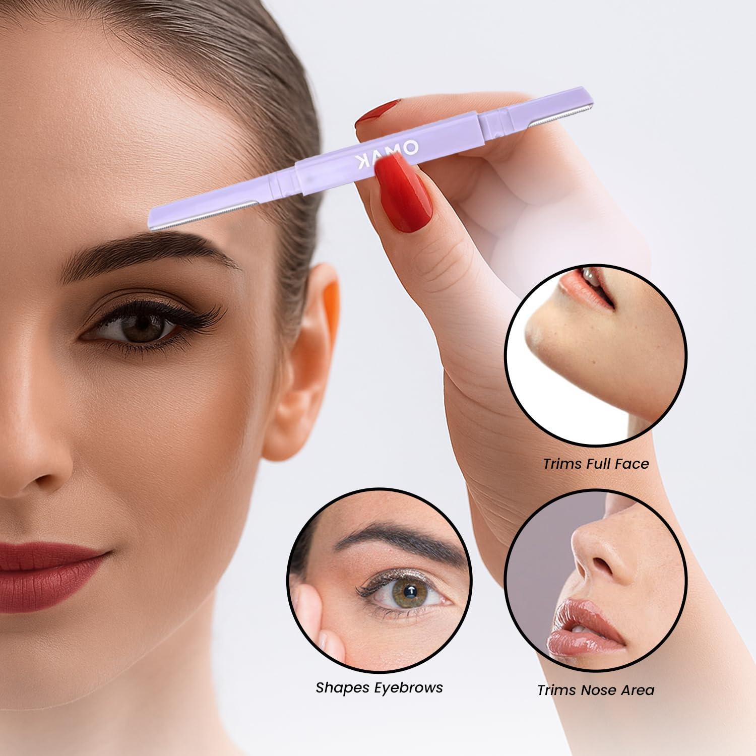 Rasuradora Doble Cara OMAK para Mujeres - 6 Piezas, Acero Inoxidable