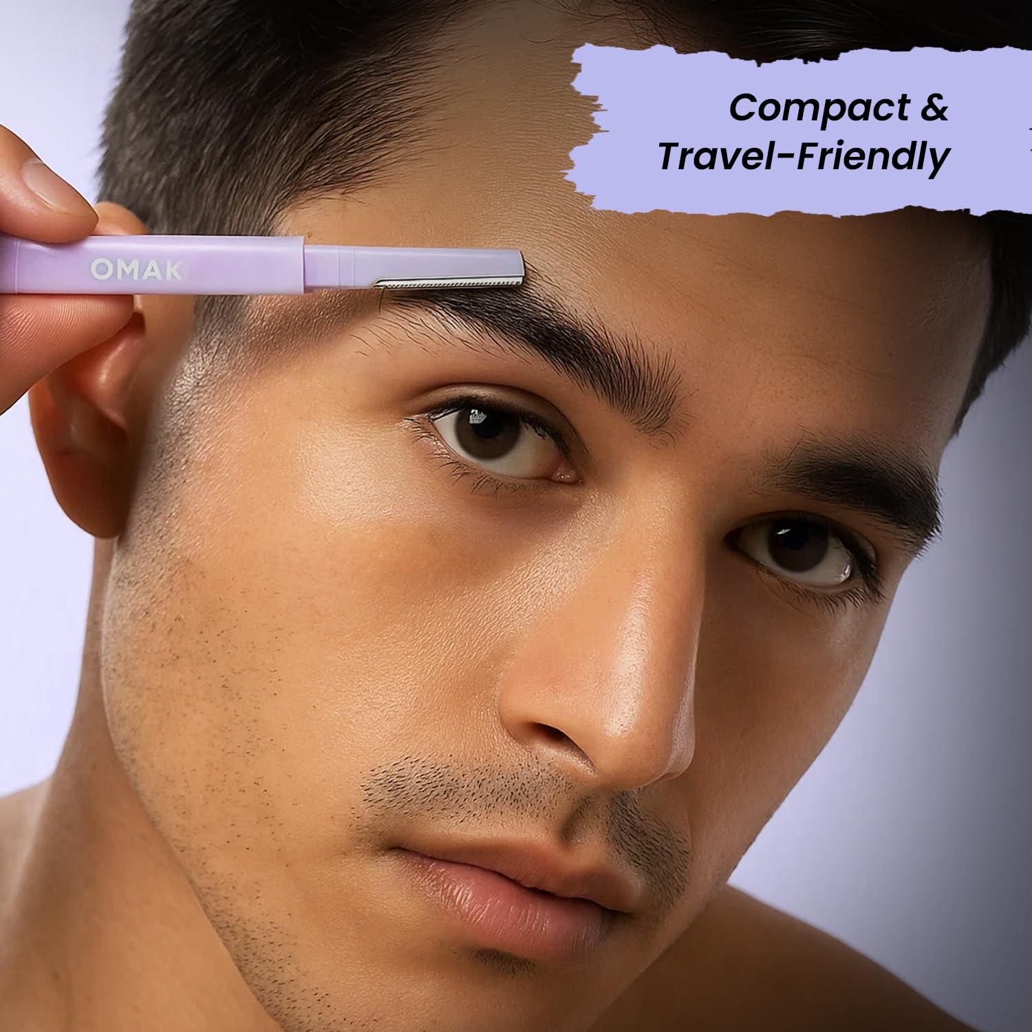 Rasuradora Doble Cara OMAK para Mujeres - 6 Piezas, Acero Inoxidable