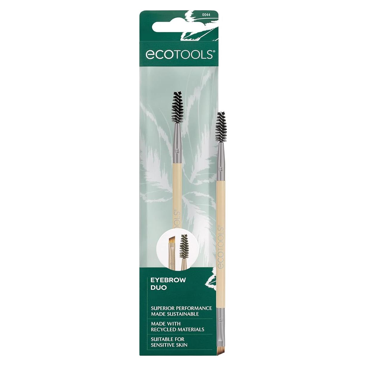 Dúo de Brochas para Cejas EcoTools - Angulada y Spoolie