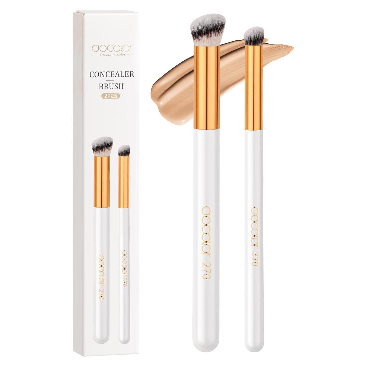 Brochas para Corrector docolor 2PCS Anguladas Kabuki 270/370