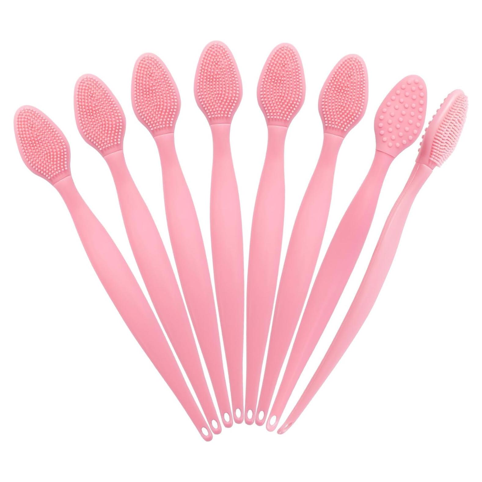 Cepillos Exfoliantes de Labios Beomeen - Paquete de 20 Rosa