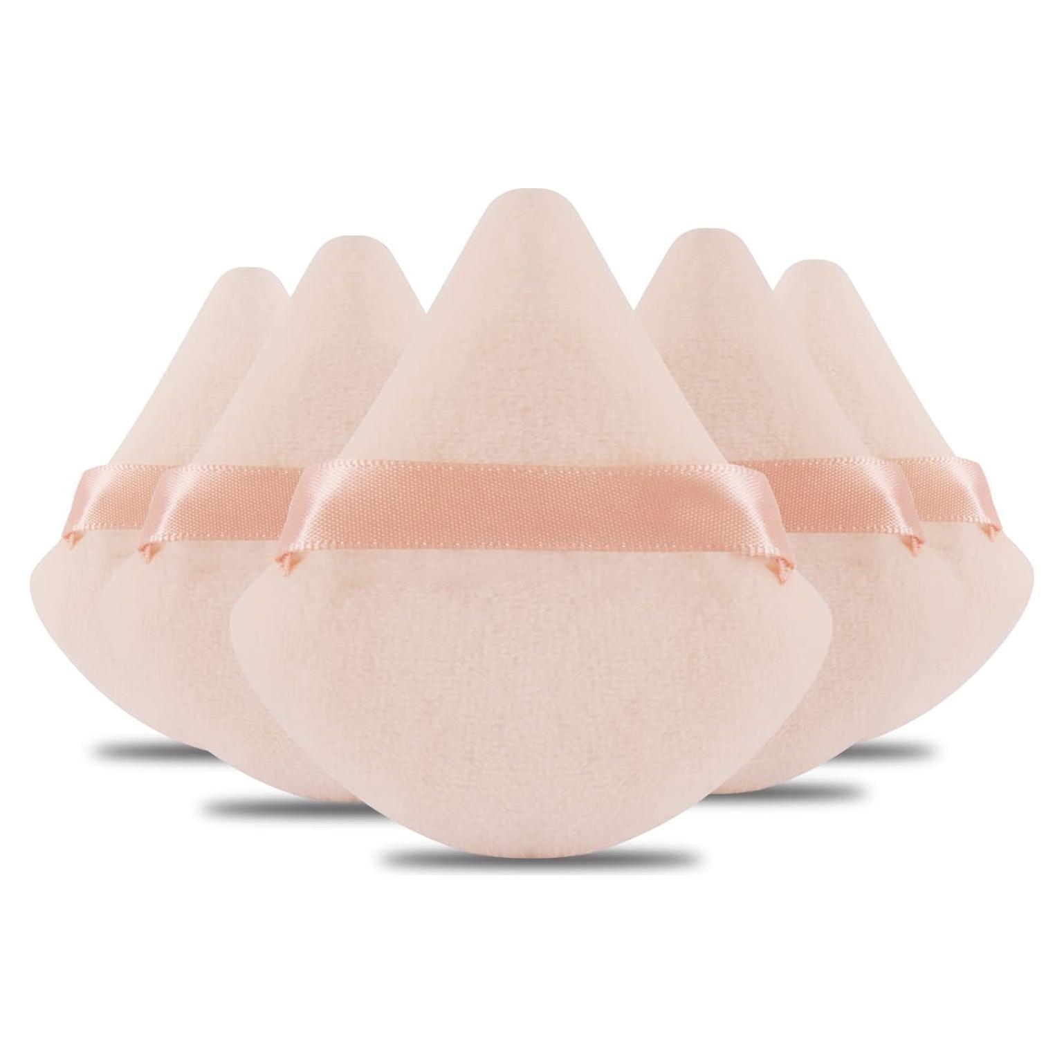 Esponjas de Maquillaje Daubigny 6 PCS Triangulares Nude