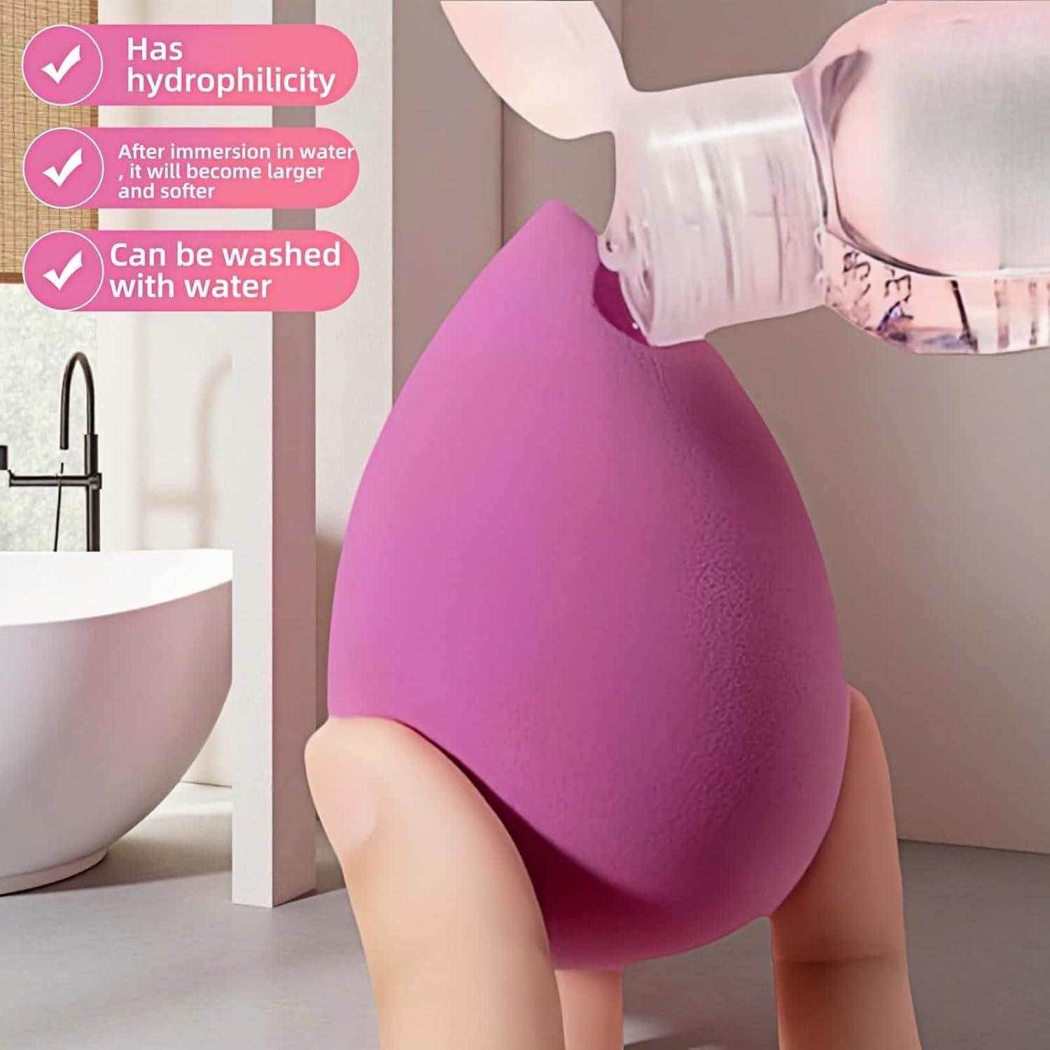 Juego de 8 Esponjas de Maquillaje Sin Látex FANBODTA - Ultra Suaves