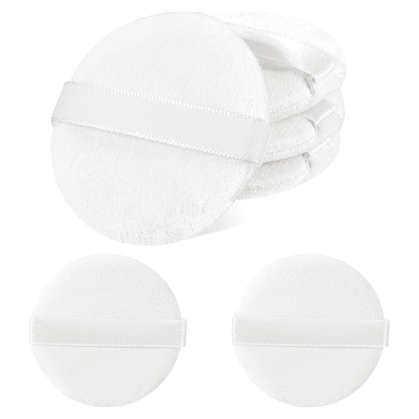 6 Esponjas de Maquillaje Redondas MOZEAT de Terciopelo 5.5cm