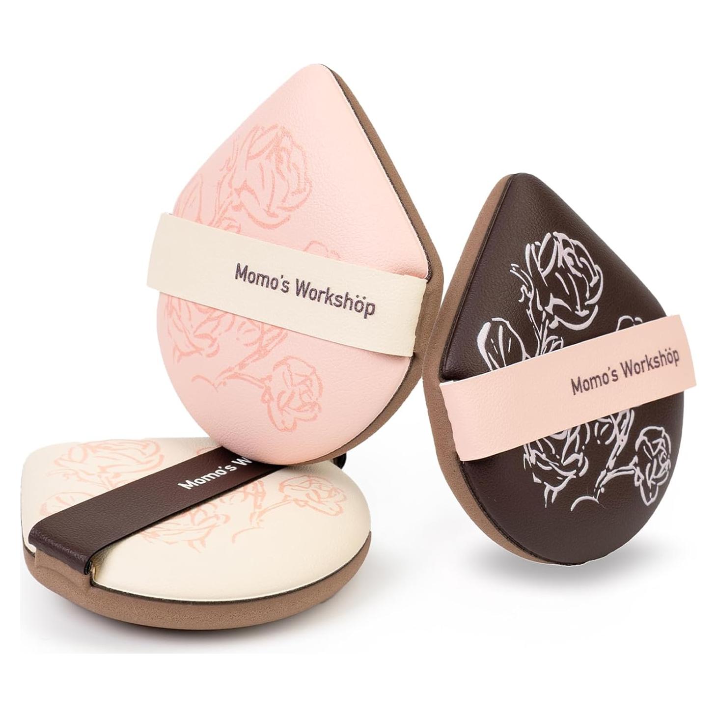 Juego de 3 Esponjas de Maquillaje Momo's Workshop - Hidropoliuretano