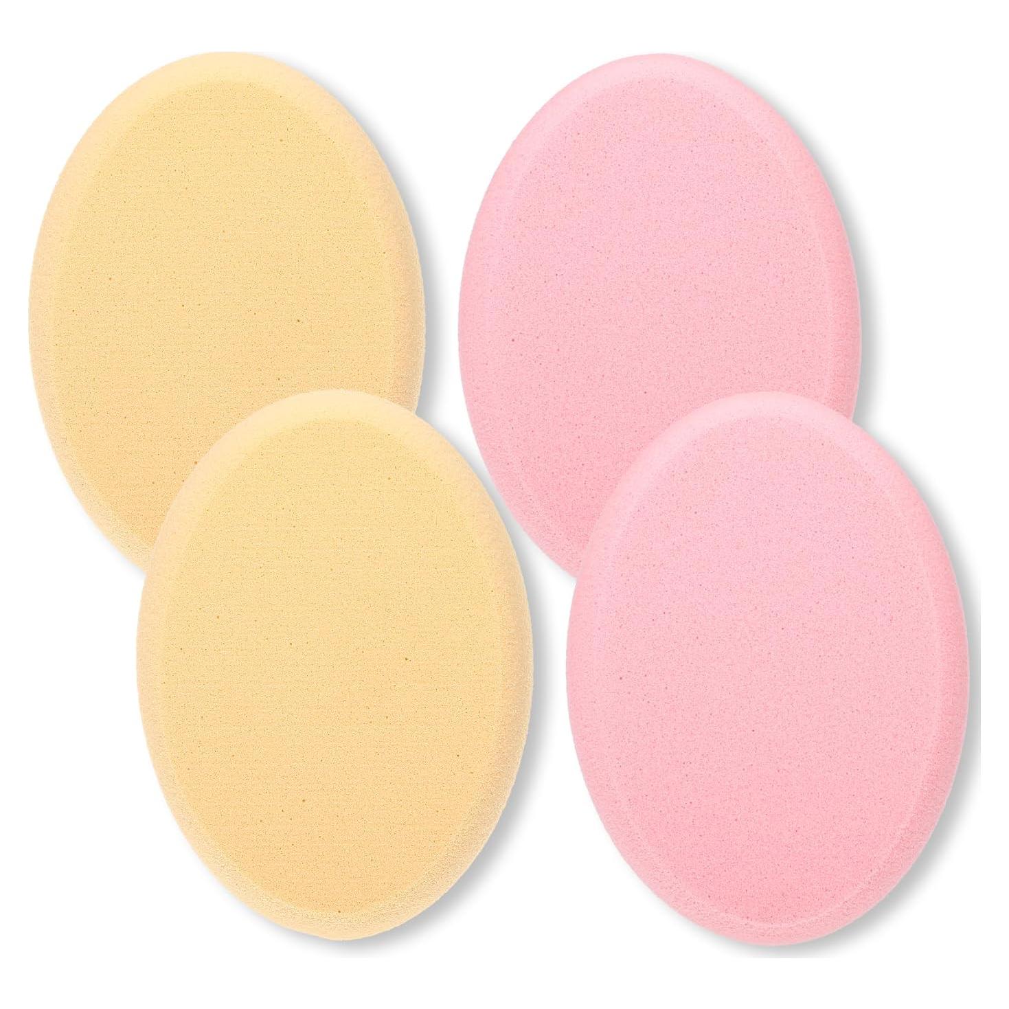 Set de 4 Esponjas Ovaladas de Maquillaje ValueBargain - Húmedas y Secas