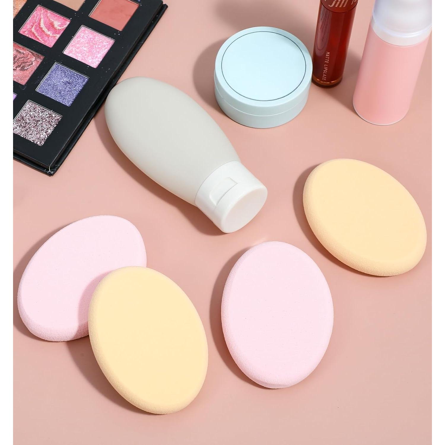 Set de 4 Esponjas Ovaladas de Maquillaje ValueBargain - Húmedas y Secas
