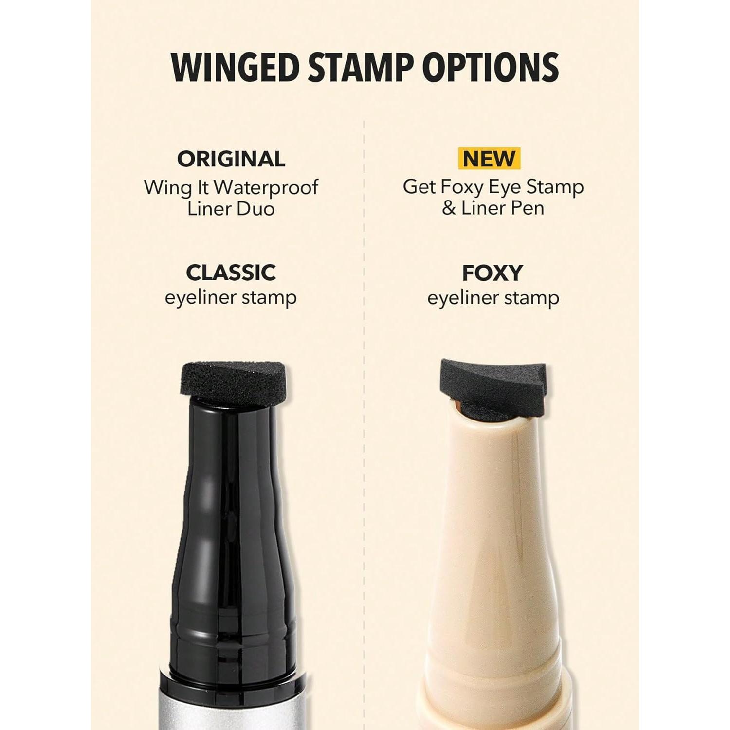 Delineador Líquido Impermeable SHEGLAM 3 en 1 Ojos Foxy