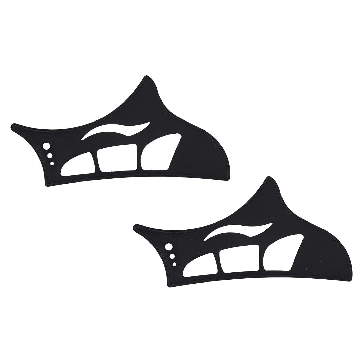 2 Plantillas de Sombra de Ojos Silicona Lyreh 9x4.4cm Reutilizables